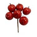 Mini Red Apple Pick 5" (6)